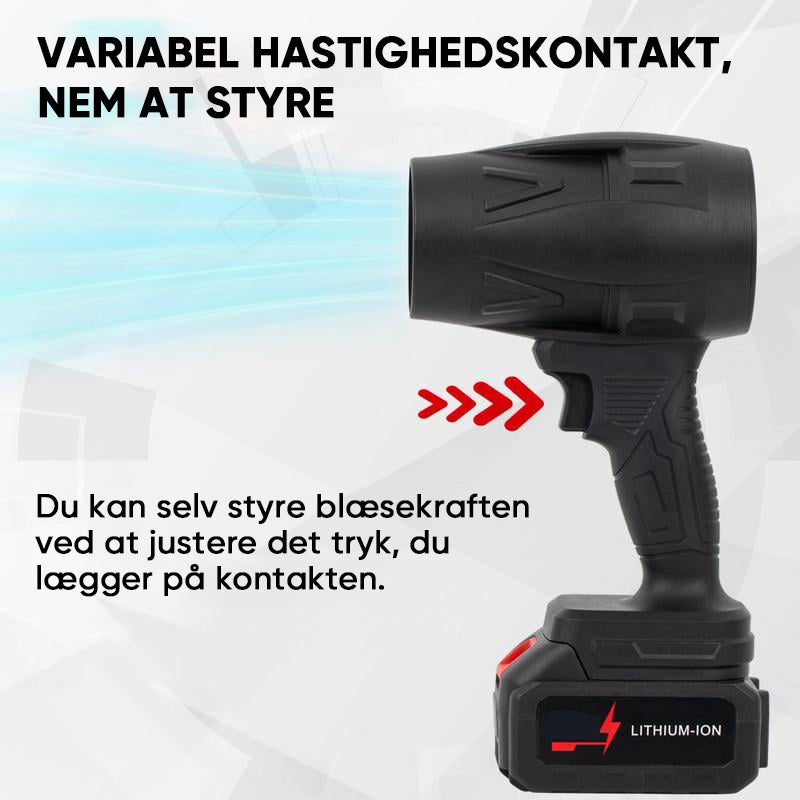 Trådløs superkraftig turboblæser