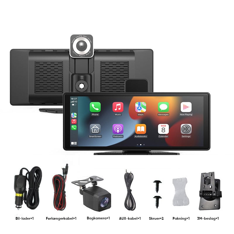 Trådløs CarPlay & Android Auto touchskærm