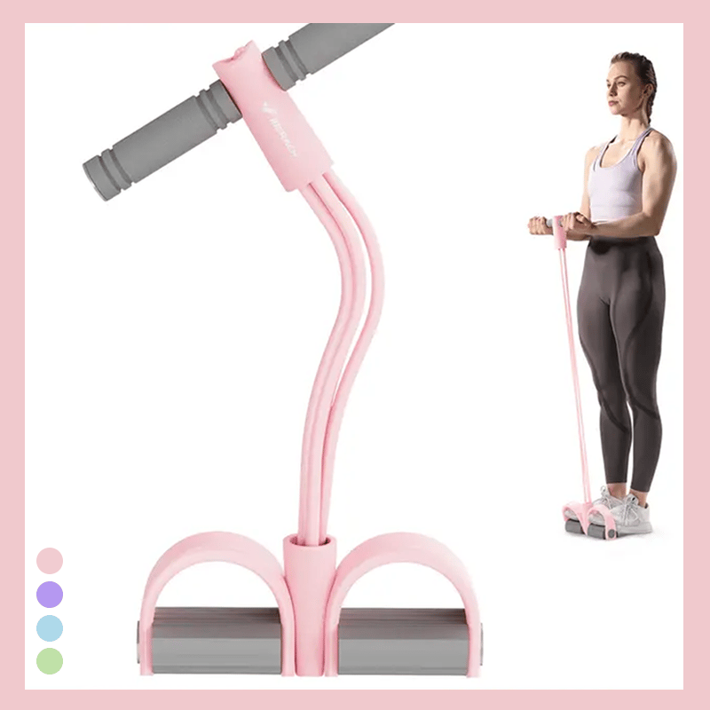 💪 Multifunktionelt modstandsbånd med pedal🏋️
