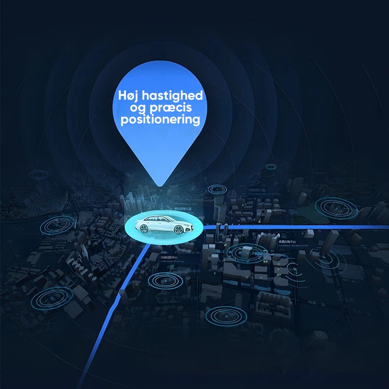 Biloplader og GPS-lokaliseringsenhed
