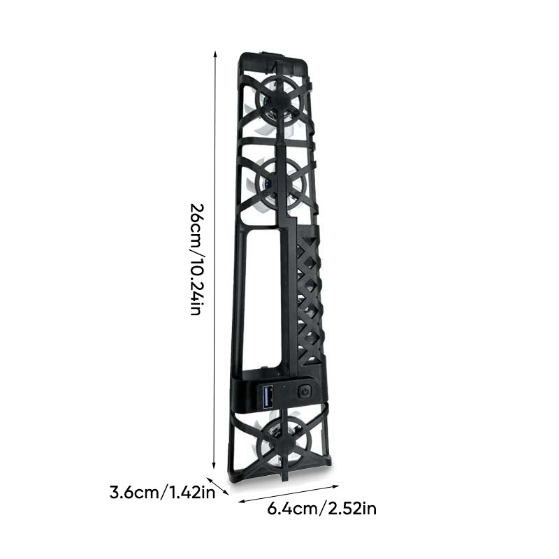 PS5 køleventilator med omgivende belysning