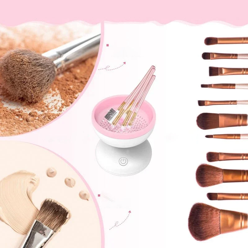 Elektrisk rensemaskine til makeup børster