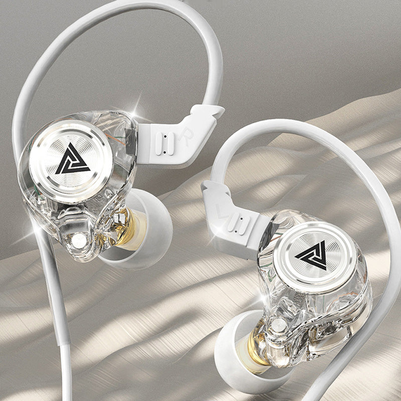 Headset med kabel og mikrofon