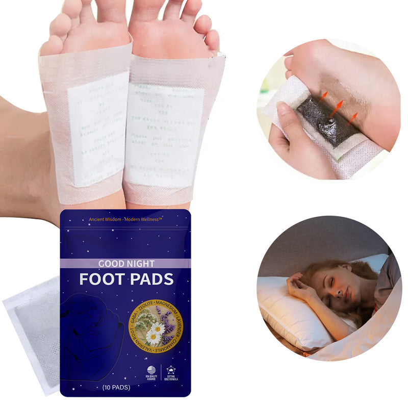 Night arrangement poison foot patch