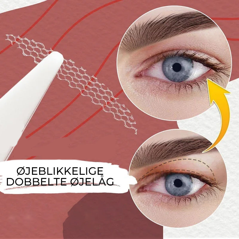 Limfrie usynlige dobbelte øjenlågsmærkater