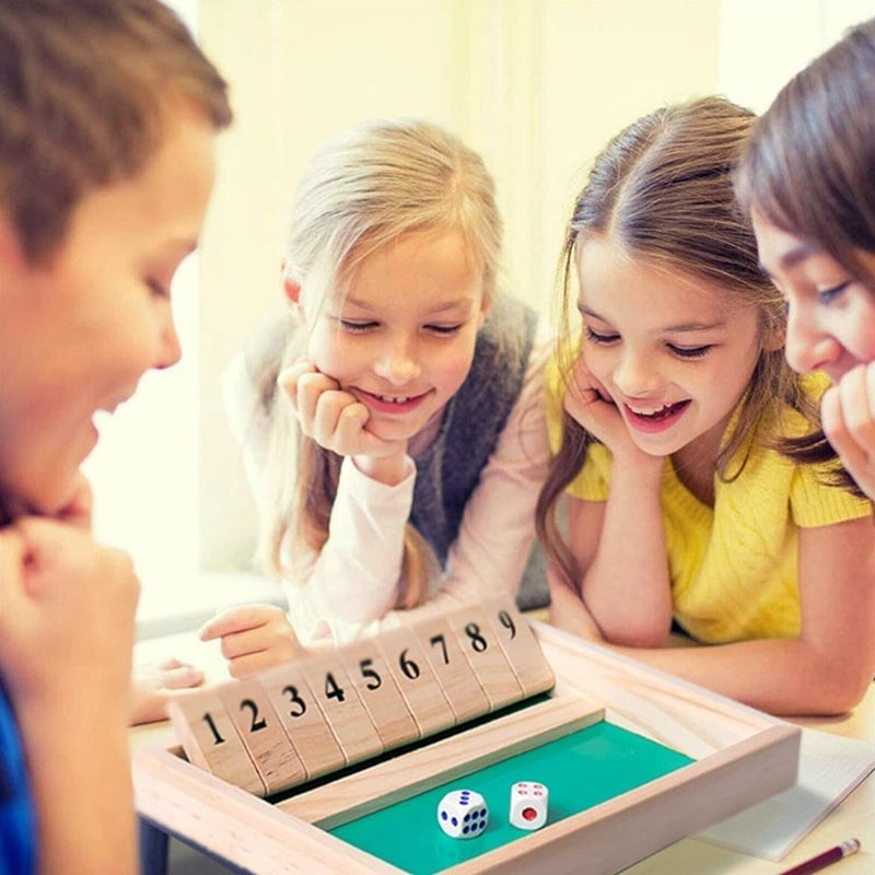 Shut The Box - Sjovt matematikbrætspil for voksne og børn