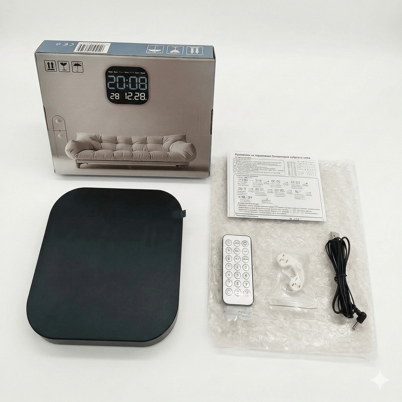 Multifunktionelt LED-ur