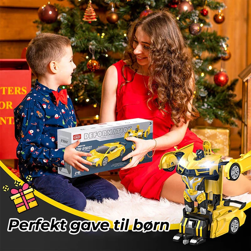 Fjernstyret transformer robotbil