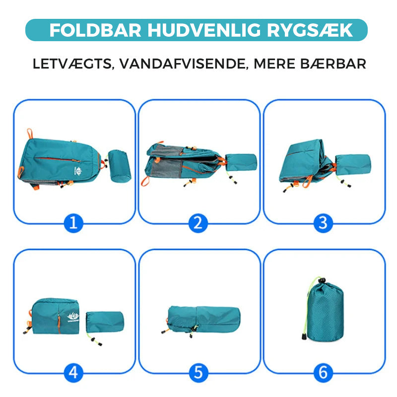 Foldbar rygsæk