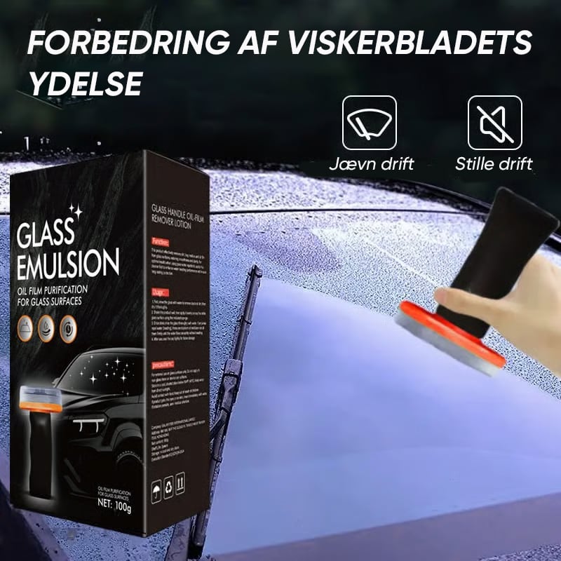 Rengøringsbørste til glasfilm