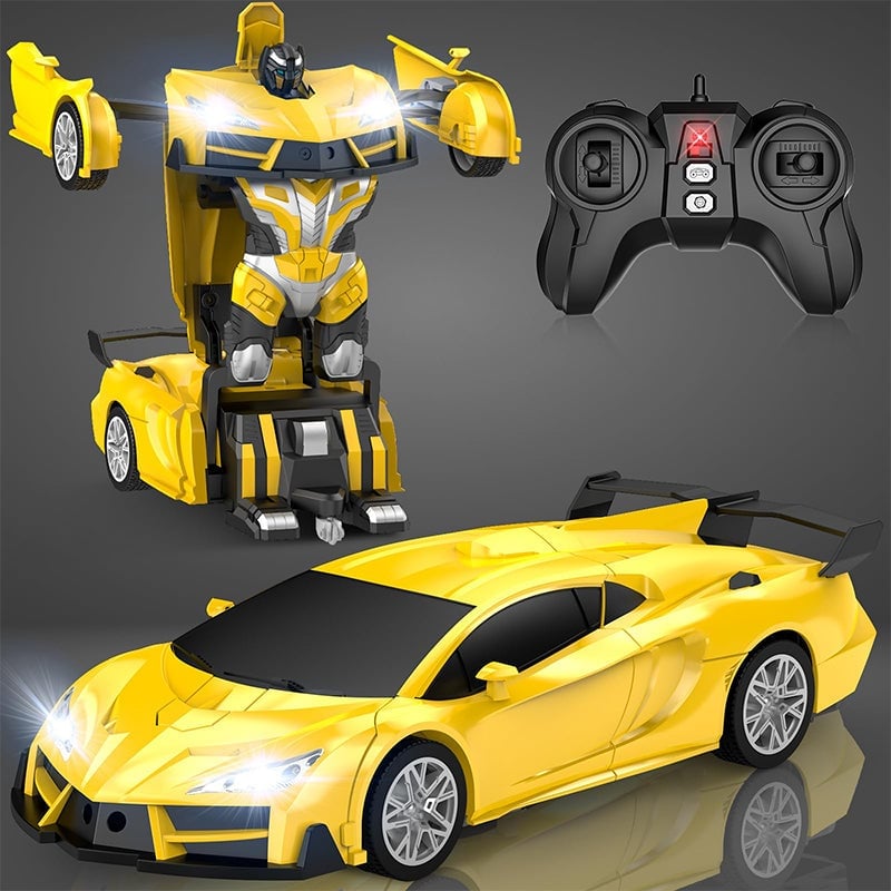 Fjernstyret transformer robotbil