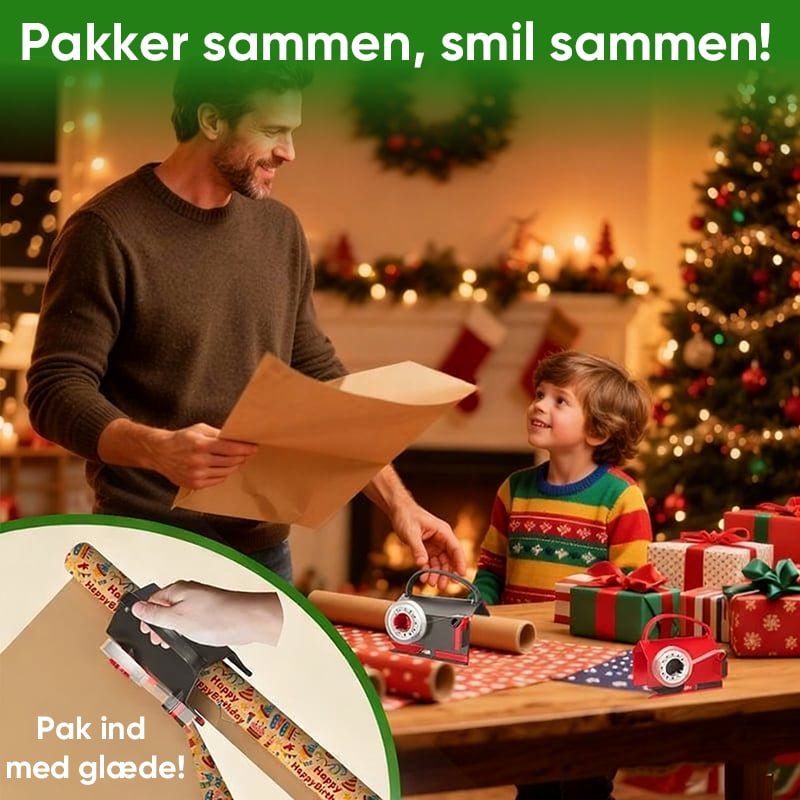 Sakerplus gavepapirskærer og dispensersæt