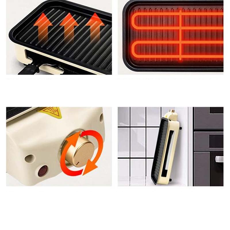 SAKER® Elektrisk Indendørs Grill