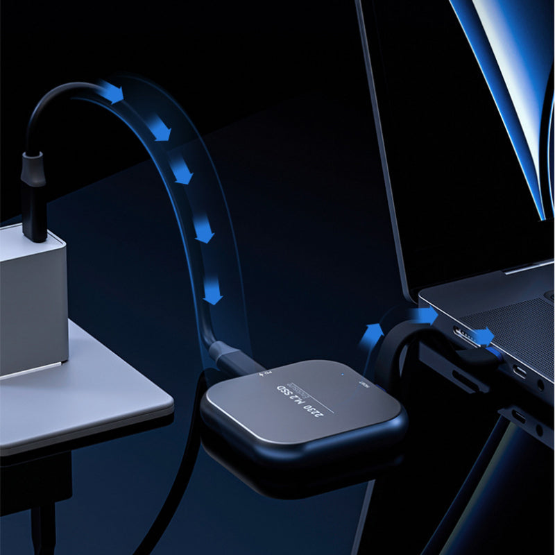 M2 magnetisk harddisk-etui med PD-hurtigopladning