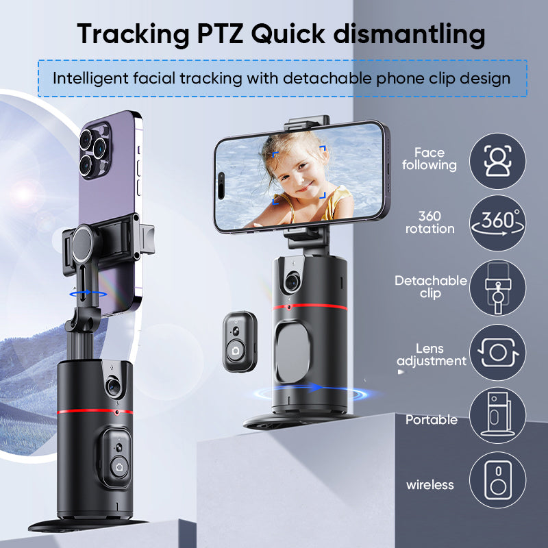 360° Smart Tracking Gimbal med ansigtsgenkendelse