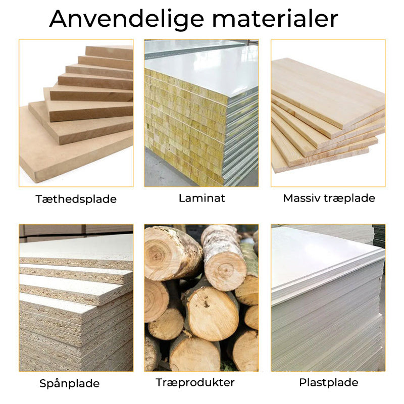 Forsænkende legeringsbor