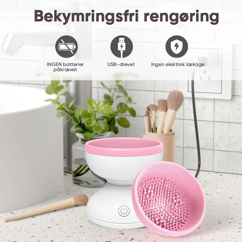 Elektrisk rensemaskine til makeup børster
