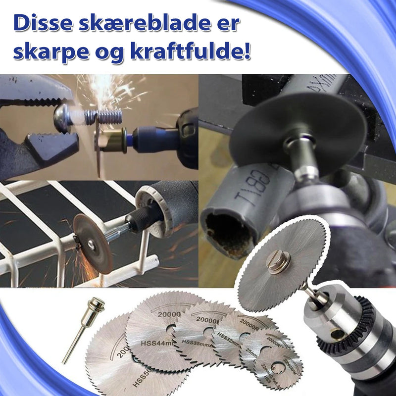 Skiveboreblade og dorn