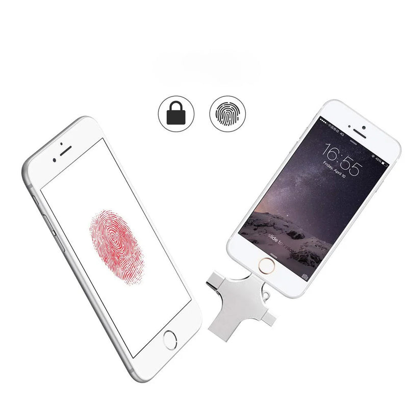 4 i 1 USB-læser Og Flashdrev