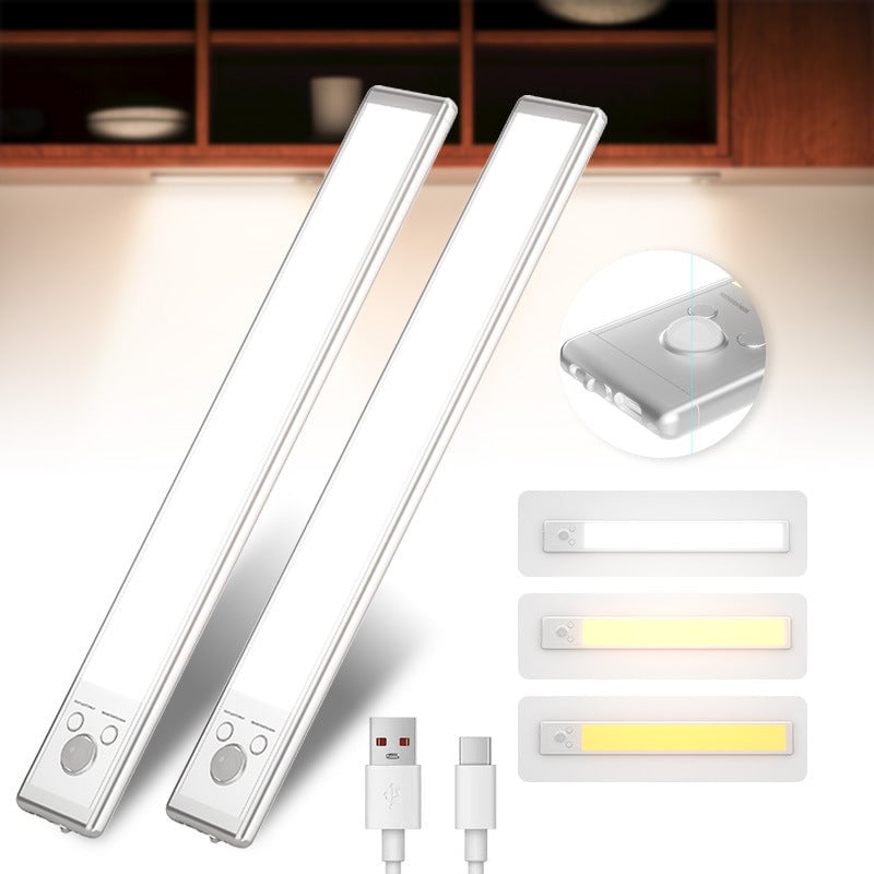 Magnetisk LED lampe med smart bevægelsessensor