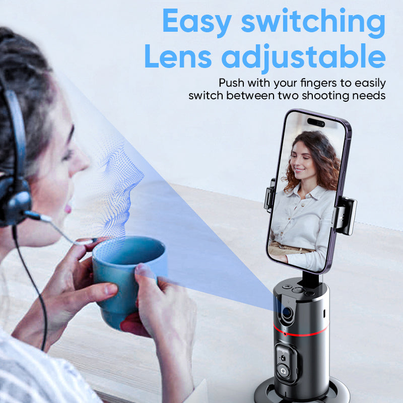 360° Smart Tracking Gimbal med ansigtsgenkendelse