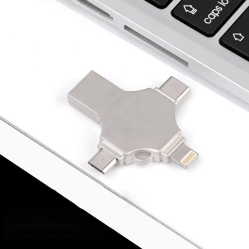 4 i 1 USB-læser Og Flashdrev
