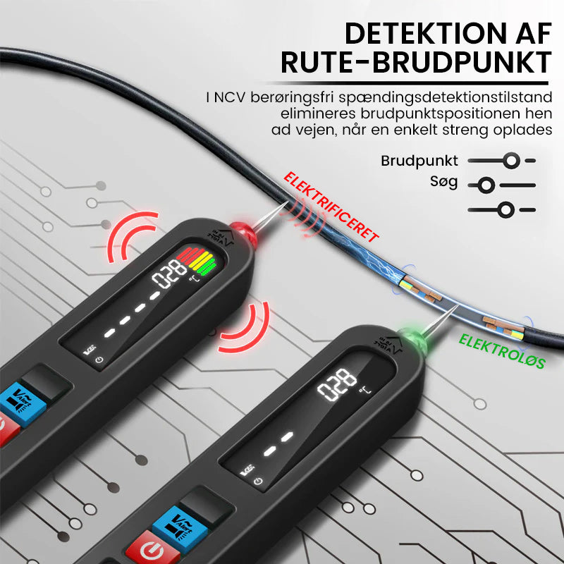 Digitalt genopladeligt intelligent multimeter