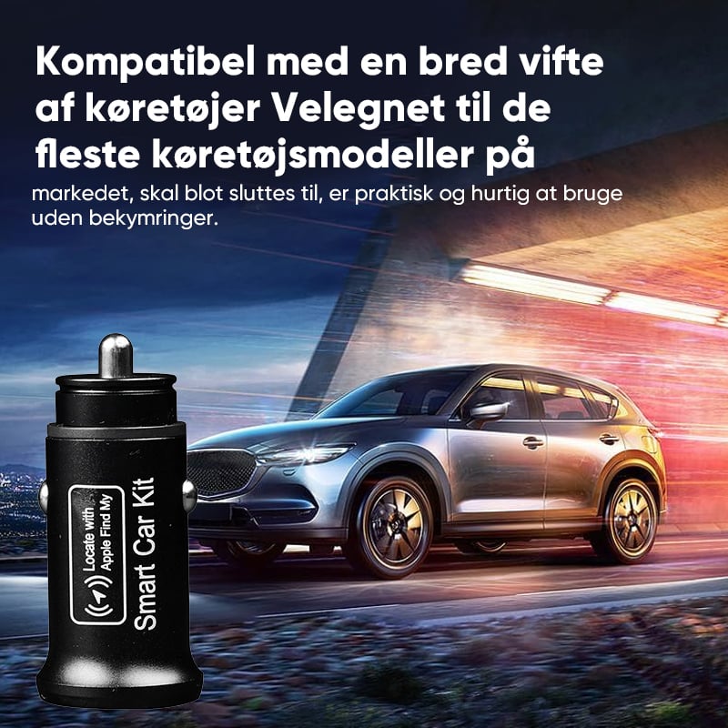 Biloplader og GPS-lokaliseringsenhed