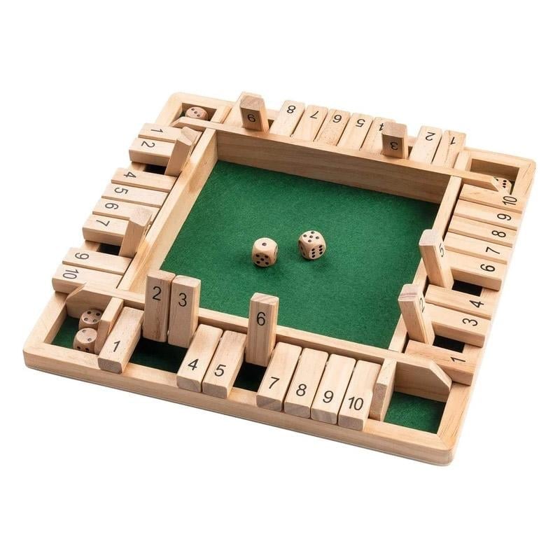 Shut The Box - Sjovt matematikbrætspil for voksne og børn