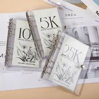 12-måneders opsparingsudfordring | Ringbind og kuvert