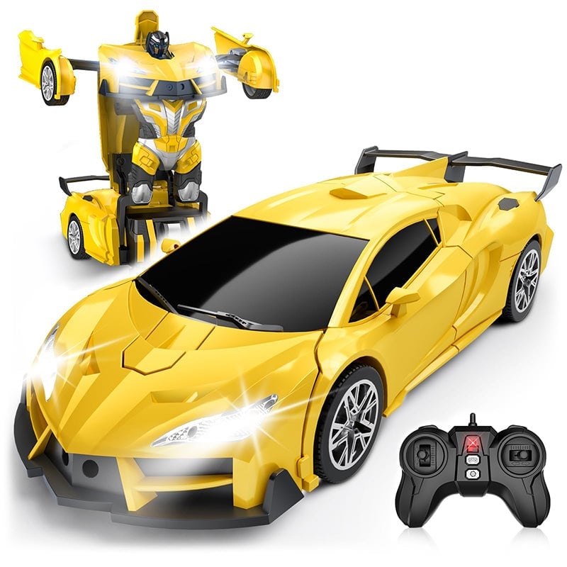 Fjernstyret transformer robotbil