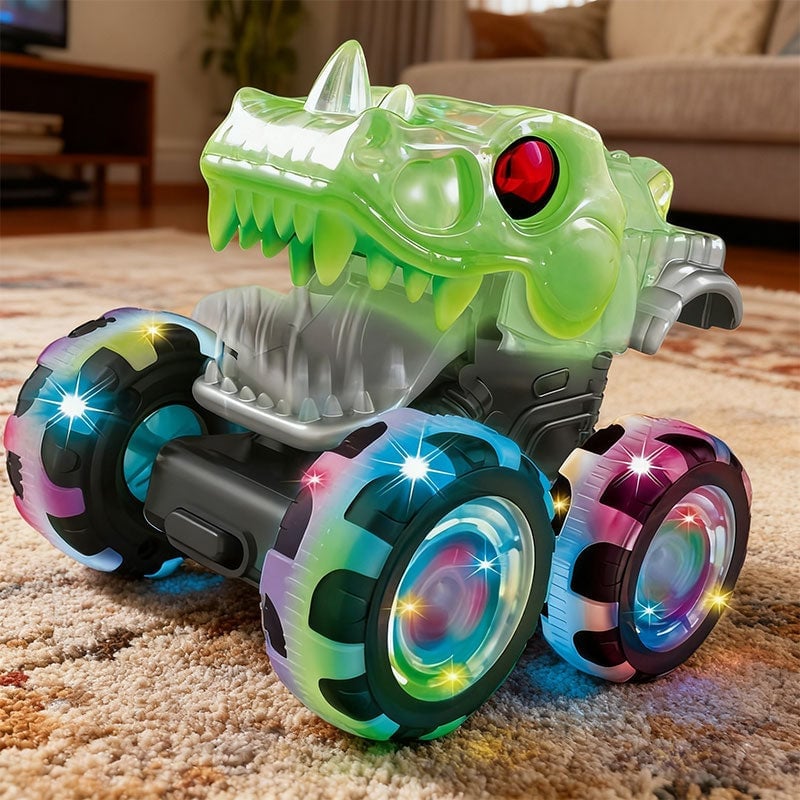 Glødende monster truck legetøjsbil