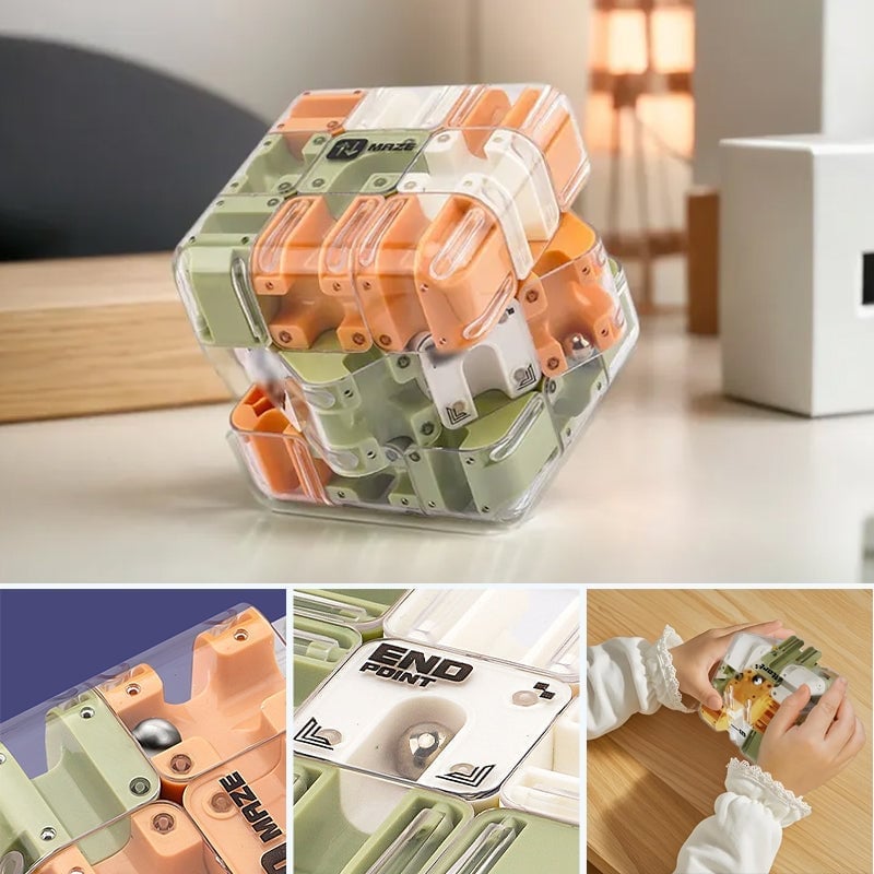 3D rullebold labyrintterning