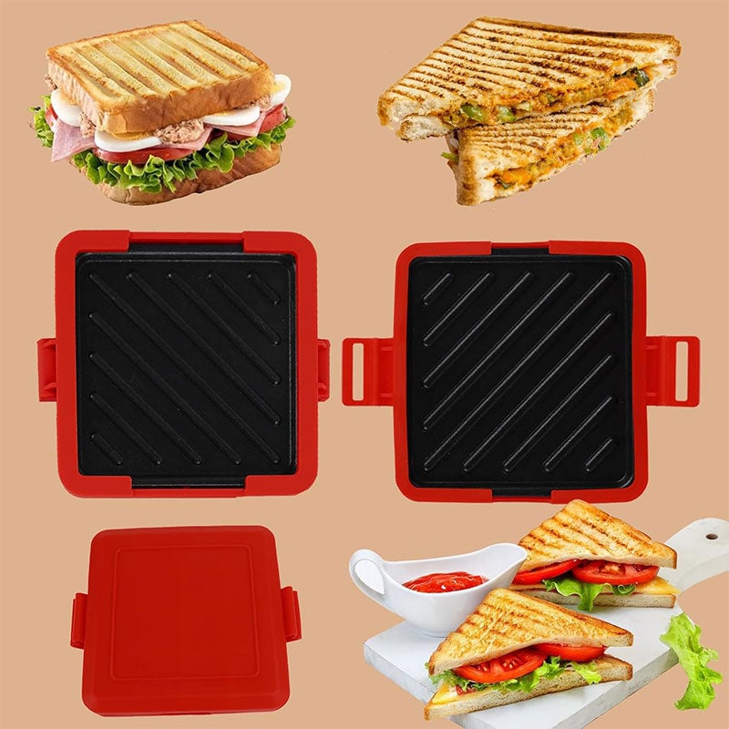 Nem og hurtig sandwichbeholder til mikrobølgeovn