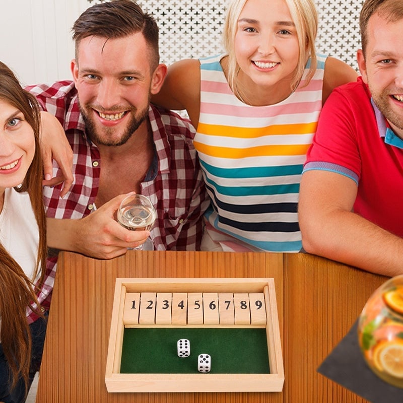 Shut The Box - Sjovt matematikbrætspil for voksne og børn