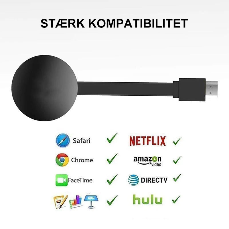 Trådløs bærbar HDMI-modtager