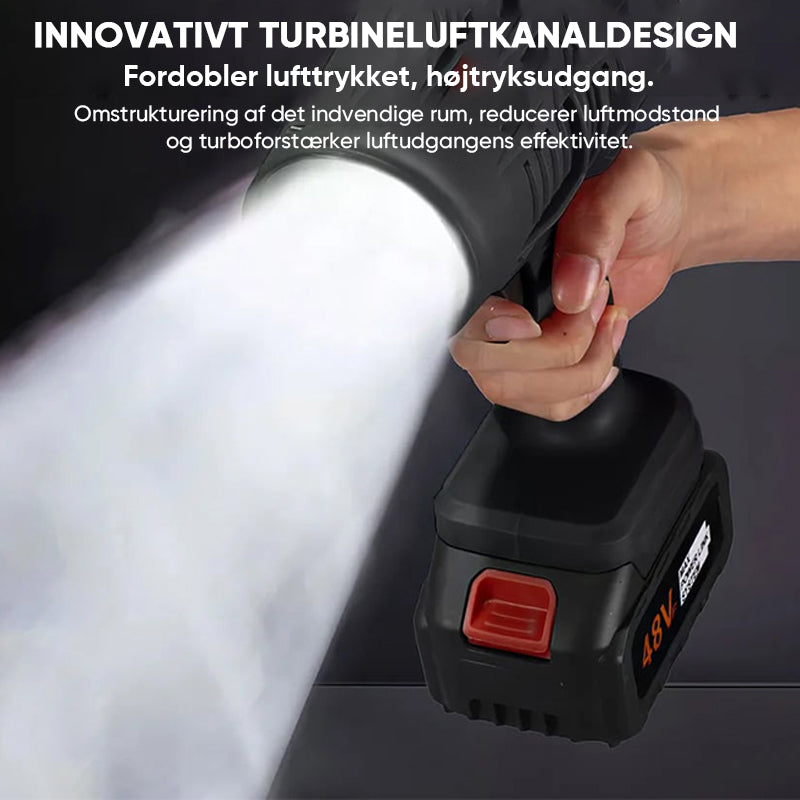 Trådløs superkraftig turboblæser