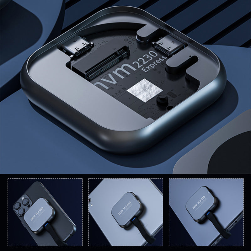 M2 magnetisk harddisk-etui med PD-hurtigopladning