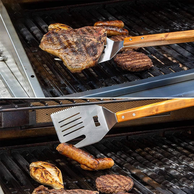 5-i-1 grillværktøj | Spatel, gaffel og blad