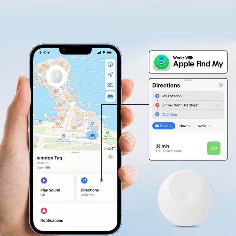 AirTag-trackingenhed (kun til iOS-Apple "Find My")