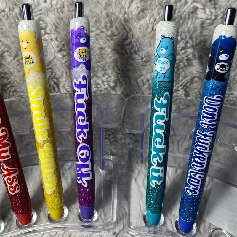 Sjove kuglepenne og shotglas med bamse