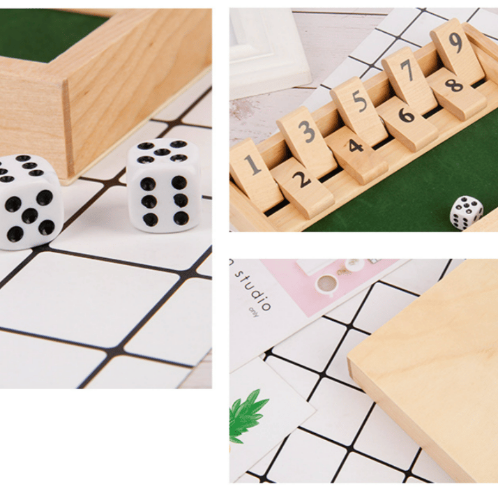 Shut The Box - Sjovt matematikbrætspil for voksne og børn