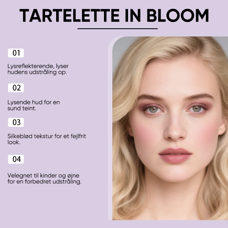Alt-i-en highlighter, øjenskygge & blush palette