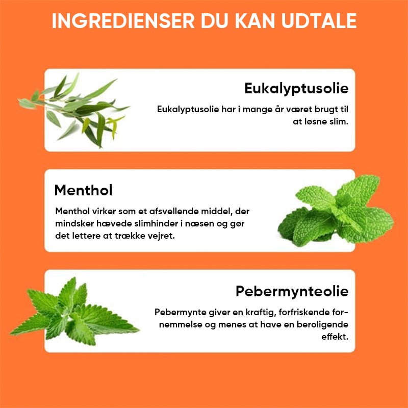 🌿Inhalatorstift til næsen