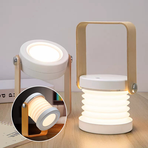 Kreativ LED lanterne foldenatlampe