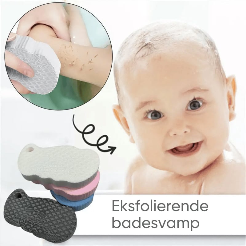 Magisk eksfolierende badesvamp