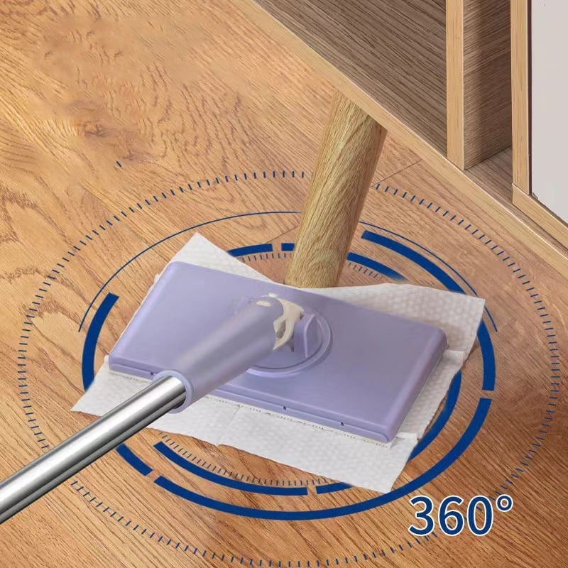 Handige mini-mop met doekwisselfunctie