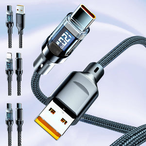 120W hurtigopladningskabel med Smart Display