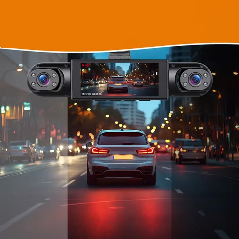 Fire-kanals overvågnings-dashcam