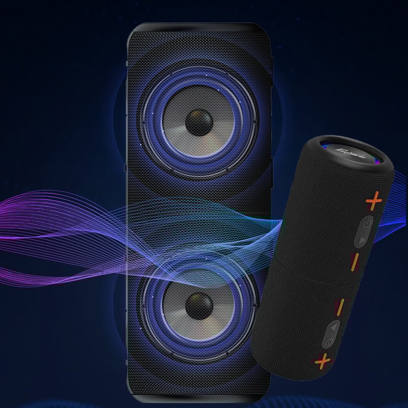 Splittype Bluetooth højtaler – Blændende farverig subwoofer